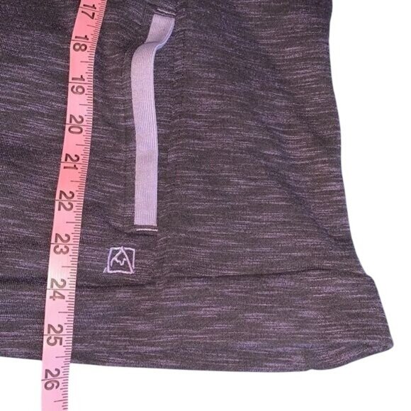 Avalanche Womens Purple Space-Dye Long Sleeve Pullover XL 55% Cotton & 45% Polye - Picture 12 of 12